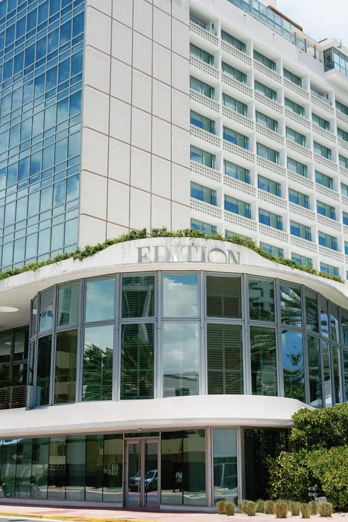 The Miami Beach Edition Wedding venue
