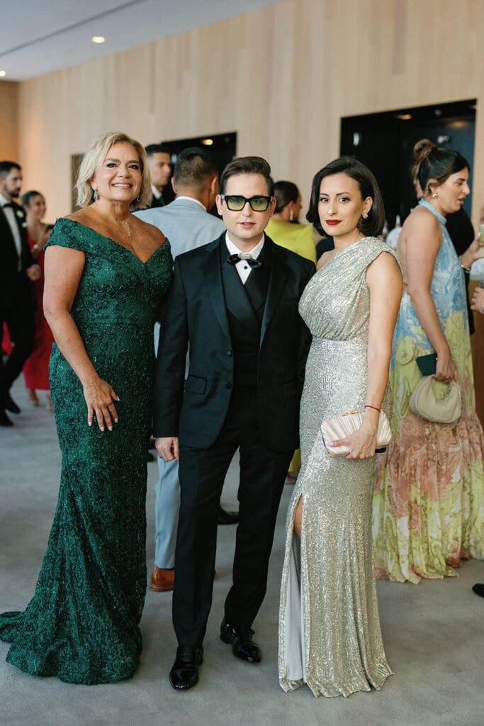 wedding cocktail hour guest fashion