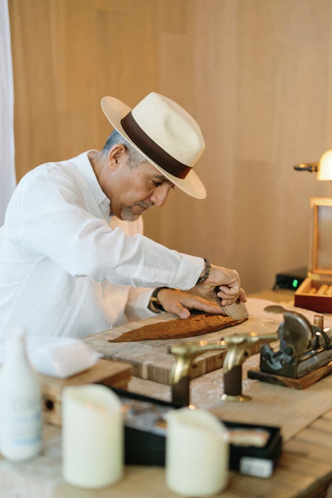 cocktail hour cigar rolling experience